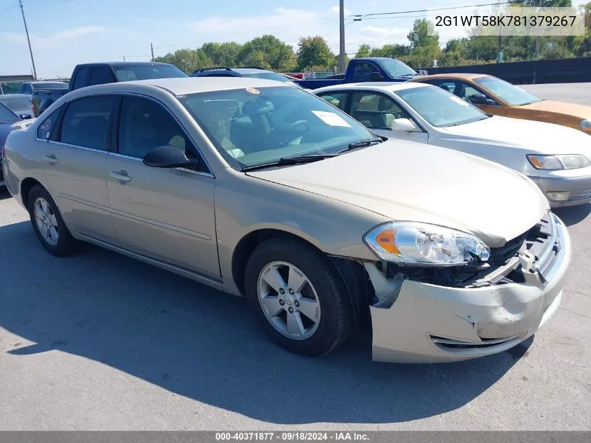 2008 Chevrolet Impala Lt VIN: 2G1WT58K781379267 Lot: 40371877