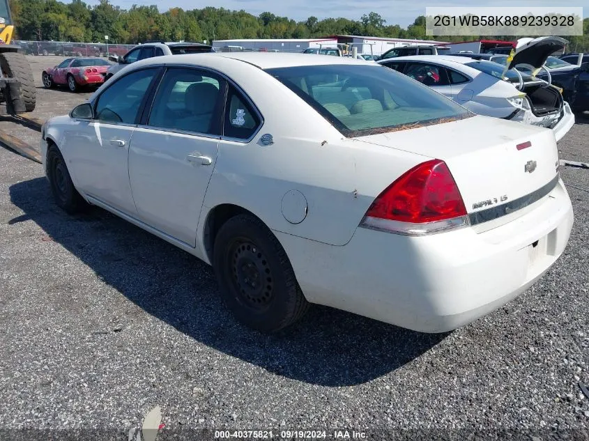 2G1WB58K889239328 2008 Chevrolet Impala Ls