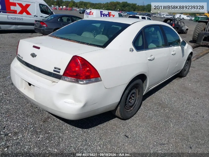 2008 Chevrolet Impala Ls VIN: 2G1WB58K889239328 Lot: 40375821