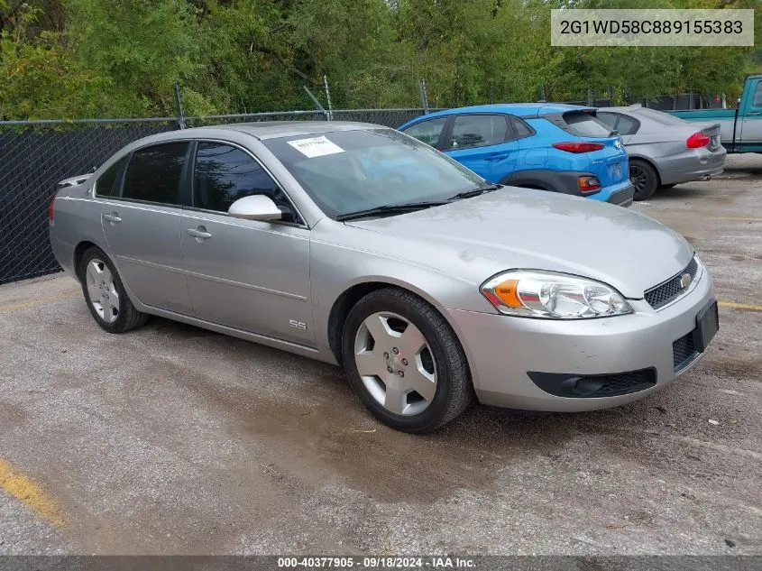 2G1WD58C889155383 2008 Chevrolet Impala Ss