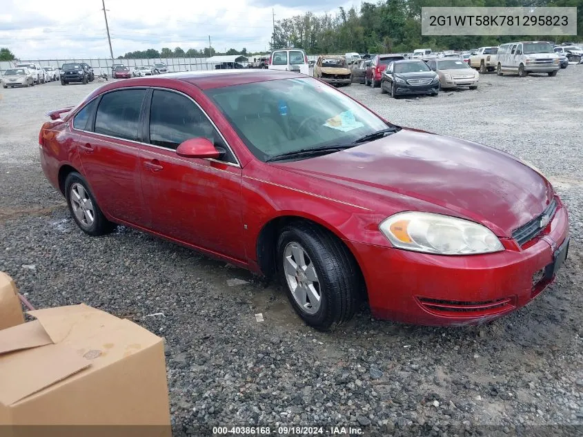 2008 Chevrolet Impala Lt VIN: 2G1WT58K781295823 Lot: 40386168