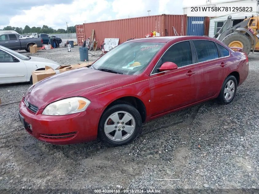 2008 Chevrolet Impala Lt VIN: 2G1WT58K781295823 Lot: 40386168