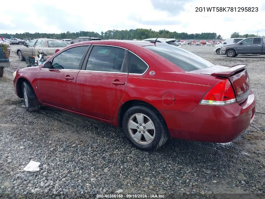 2008 Chevrolet Impala Lt VIN: 2G1WT58K781295823 Lot: 40386168