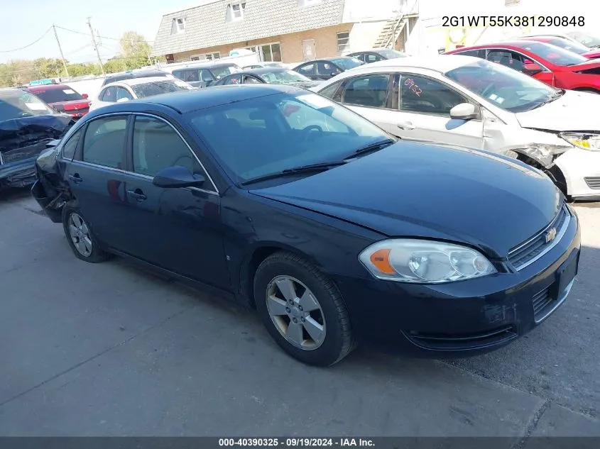 2008 Chevrolet Impala Lt VIN: 2G1WT55K381290848 Lot: 40390325