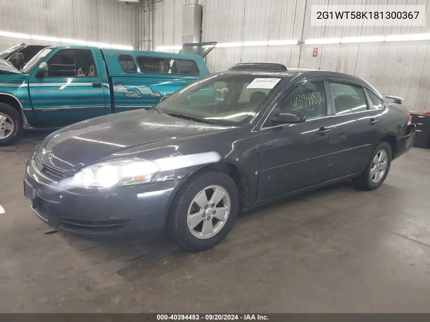 2G1WT58K181300367 2008 Chevrolet Impala Lt