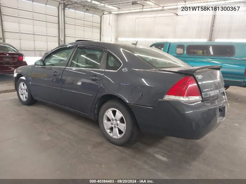 2008 Chevrolet Impala Lt VIN: 2G1WT58K181300367 Lot: 40394483