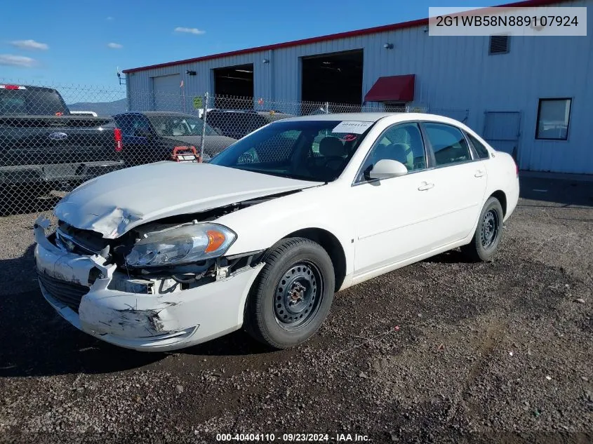 2G1WB58N889107924 2008 Chevrolet Impala Ls