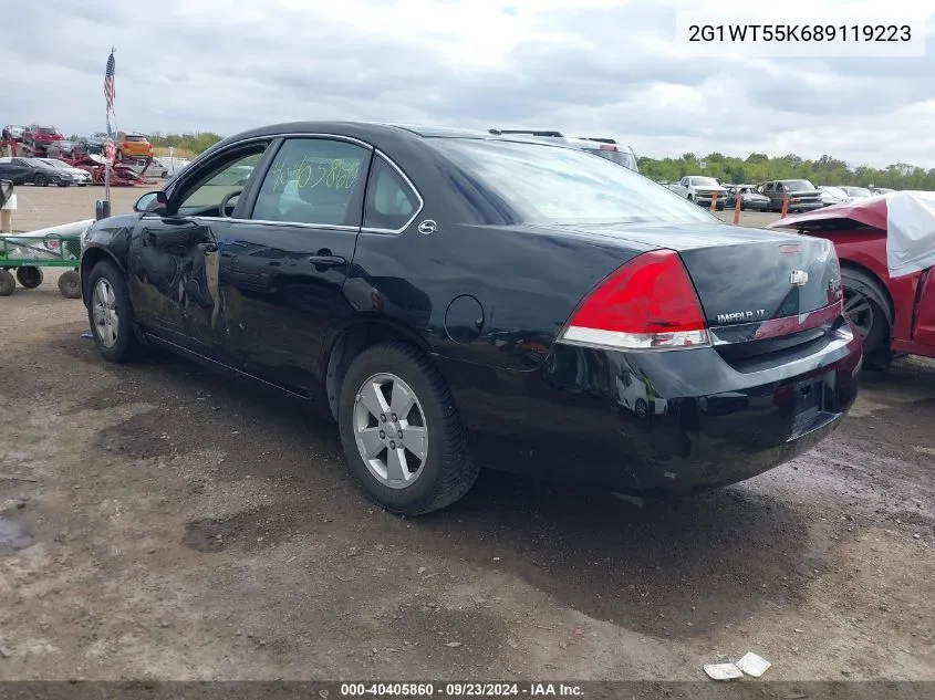 2008 Chevrolet Impala Lt VIN: 2G1WT55K689119223 Lot: 40405860