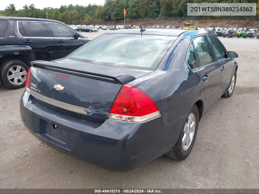 2008 Chevrolet Impala Lt VIN: 2G1WT58N389234562 Lot: 40418370