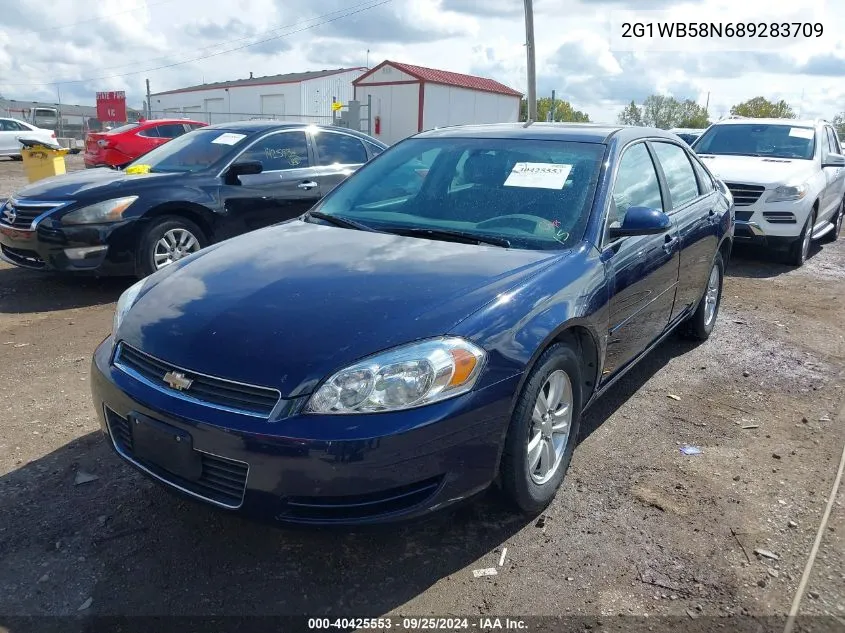 2008 Chevrolet Impala Ls VIN: 2G1WB58N689283709 Lot: 40425553