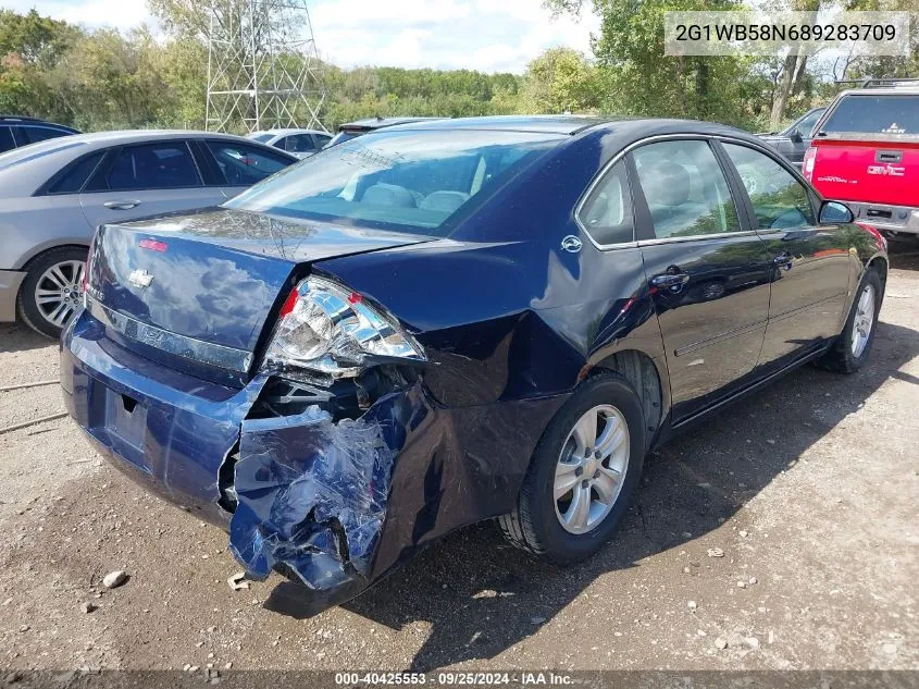 2008 Chevrolet Impala Ls VIN: 2G1WB58N689283709 Lot: 40425553