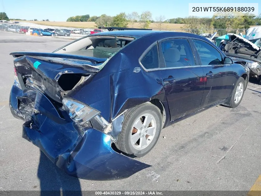 2G1WT55K689188039 2008 Chevrolet Impala Lt