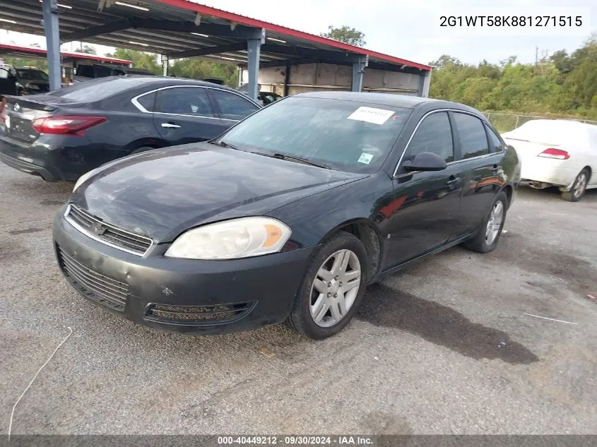 2G1WT58K881271515 2008 Chevrolet Impala Lt