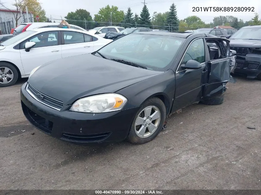 2008 Chevrolet Impala Lt VIN: 2G1WT58K889280992 Lot: 40470990