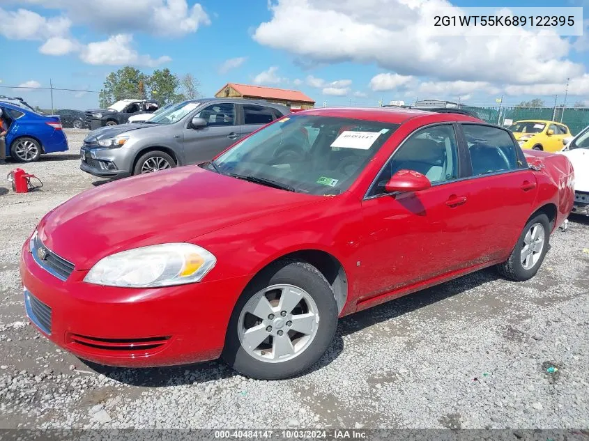 2008 Chevrolet Impala Lt VIN: 2G1WT55K689122395 Lot: 40484147