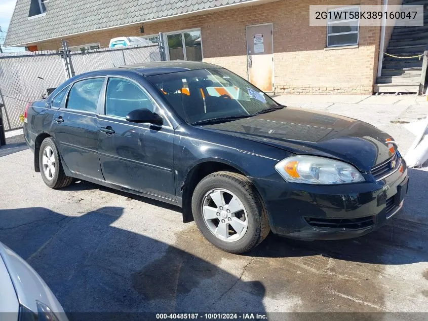 2G1WT58K389160047 2008 Chevrolet Impala Lt