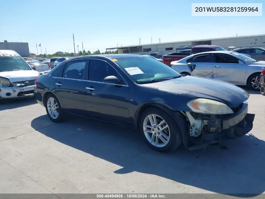 2008 Chevrolet Impala Ltz VIN: 2G1WU583281259964 Lot: 40494805