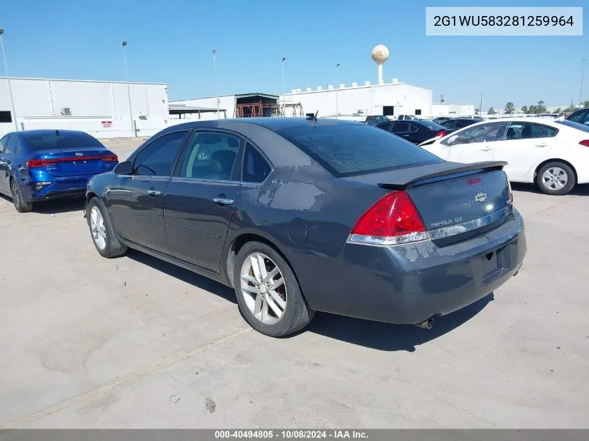 2008 Chevrolet Impala Ltz VIN: 2G1WU583281259964 Lot: 40494805