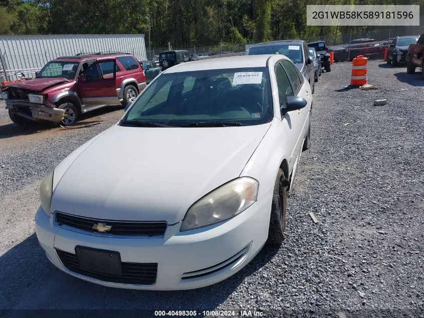 2G1WB58K589181596 2008 Chevrolet Impala Ls