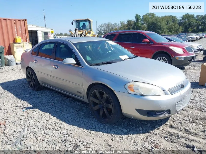 2008 Chevrolet Impala Ss VIN: 2G1WD58C189156228 Lot: 40535758