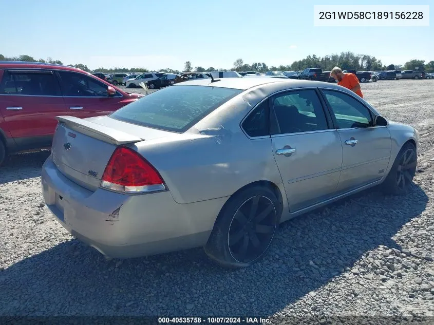 2008 Chevrolet Impala Ss VIN: 2G1WD58C189156228 Lot: 40535758