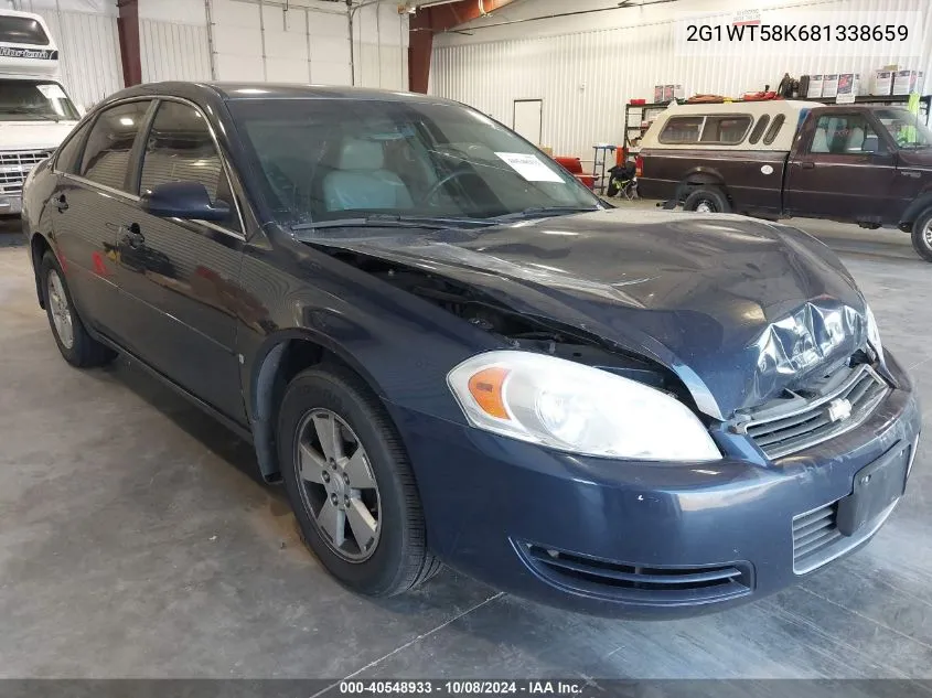 2008 Chevrolet Impala Lt VIN: 2G1WT58K681338659 Lot: 40548933