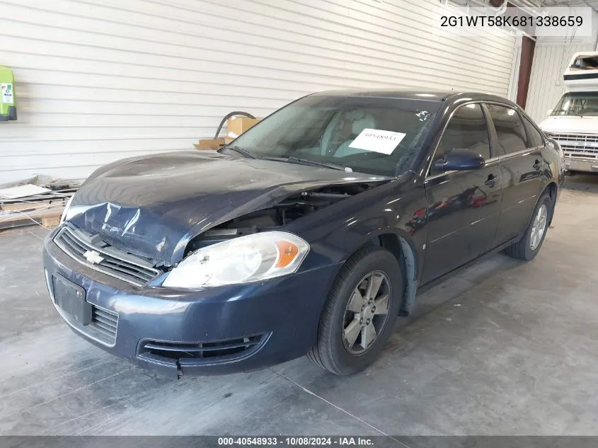 2008 Chevrolet Impala Lt VIN: 2G1WT58K681338659 Lot: 40548933