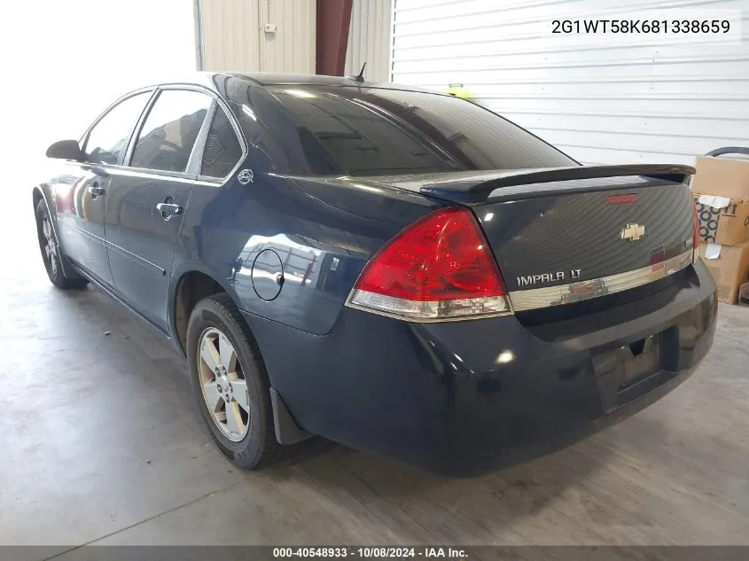 2008 Chevrolet Impala Lt VIN: 2G1WT58K681338659 Lot: 40548933