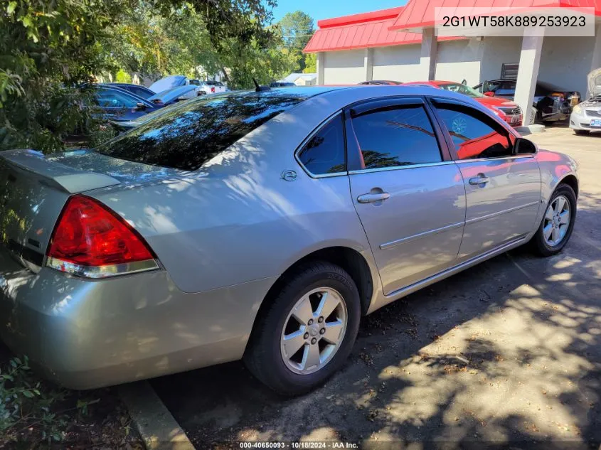 2008 Chevrolet Impala Lt VIN: 2G1WT58K889253923 Lot: 40650093