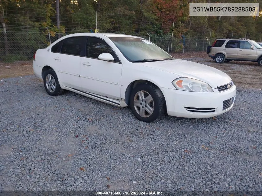 2G1WB55K789288508 2008 Chevrolet Impala Ls