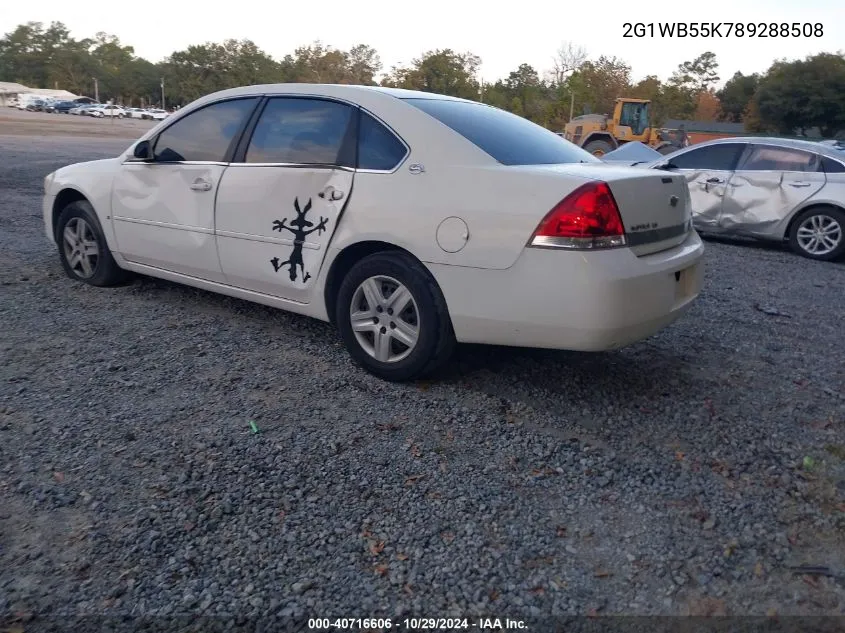 2G1WB55K789288508 2008 Chevrolet Impala Ls