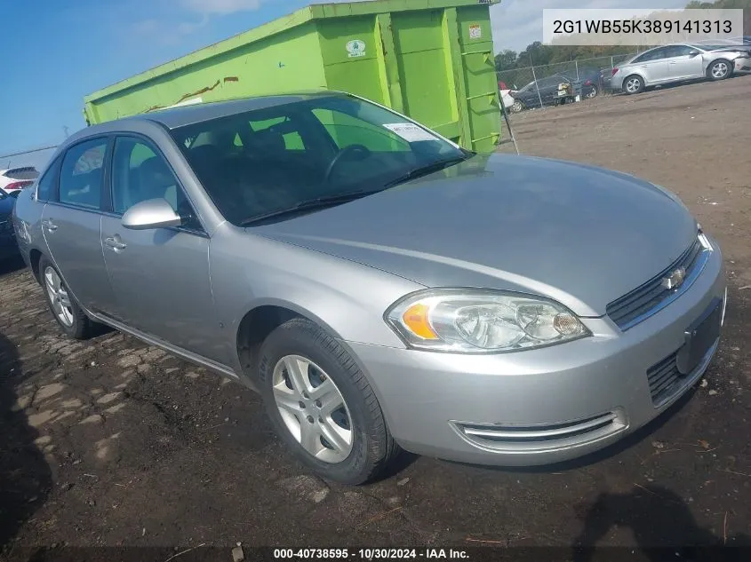 2008 Chevrolet Impala Ls VIN: 2G1WB55K389141313 Lot: 40738595