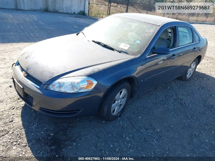 2008 Chevrolet Impala Lt VIN: 2G1WT58N689279687 Lot: 40827983