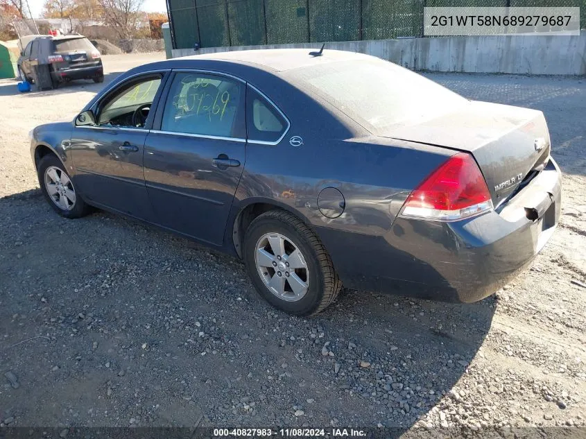 2008 Chevrolet Impala Lt VIN: 2G1WT58N689279687 Lot: 40827983