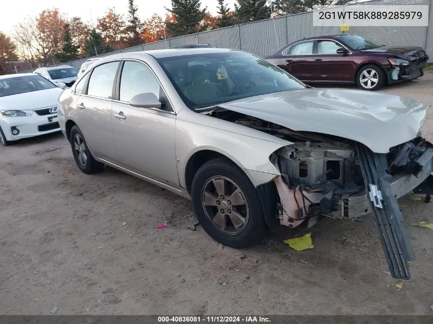 2008 Chevrolet Impala Lt VIN: 2G1WT58K889285979 Lot: 40836081