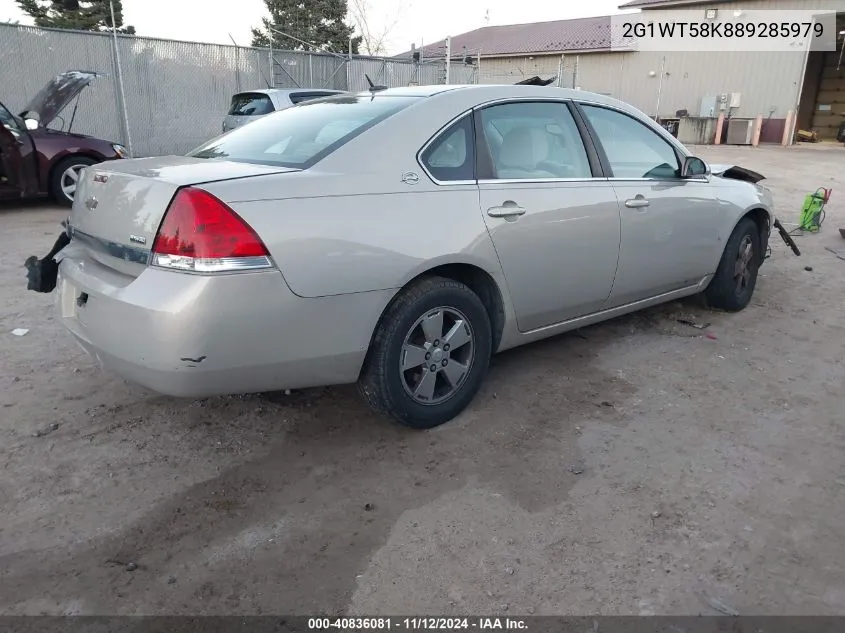 2008 Chevrolet Impala Lt VIN: 2G1WT58K889285979 Lot: 40836081