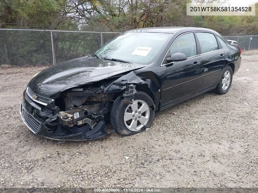 2008 Chevrolet Impala Lt VIN: 2G1WT58K581354528 Lot: 40838606