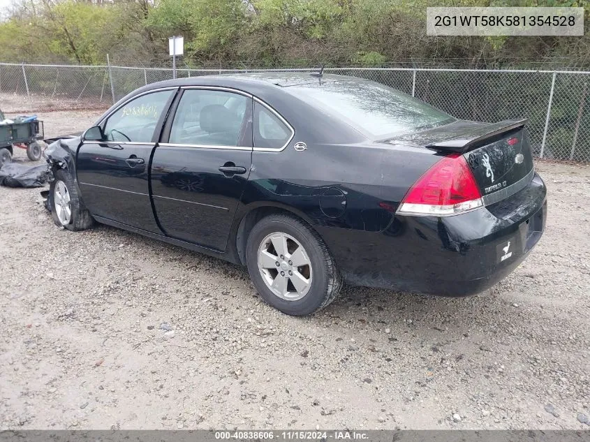 2008 Chevrolet Impala Lt VIN: 2G1WT58K581354528 Lot: 40838606