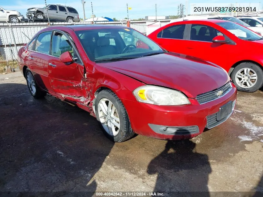 2G1WU583789281914 2008 Chevrolet Impala Ltz