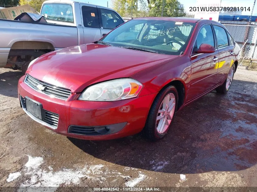 2G1WU583789281914 2008 Chevrolet Impala Ltz