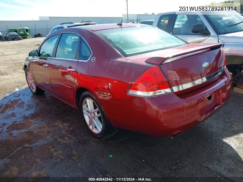 2G1WU583789281914 2008 Chevrolet Impala Ltz