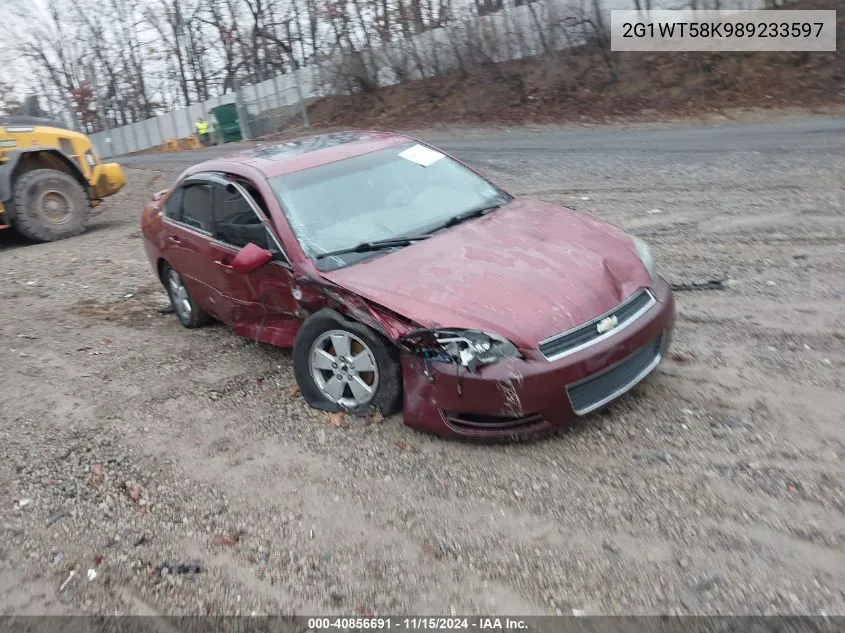 2008 Chevrolet Impala Lt VIN: 2G1WT58K989233597 Lot: 40856691