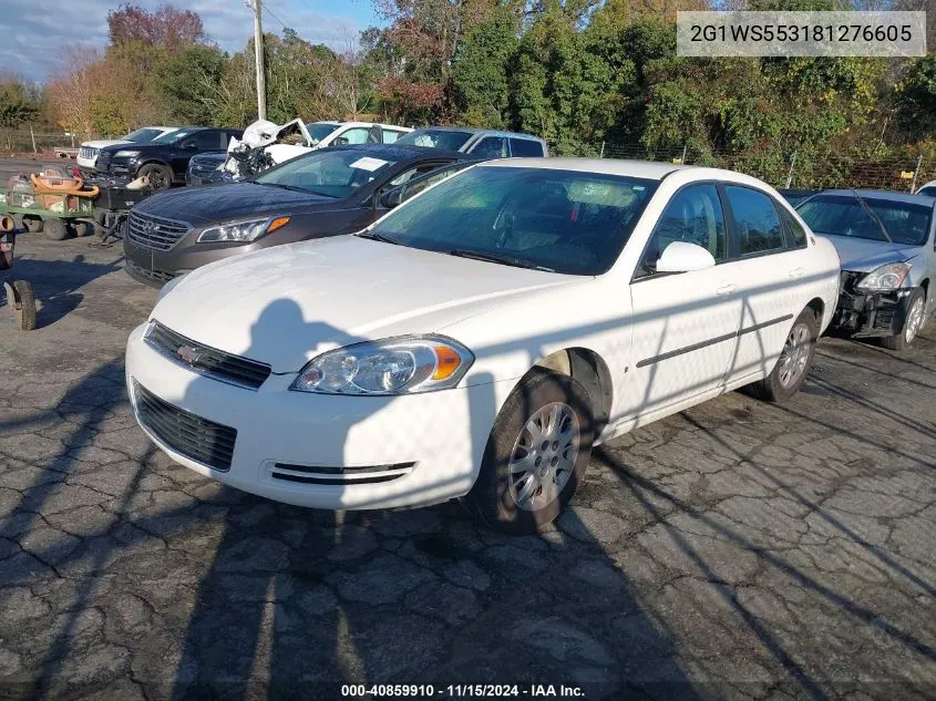 2008 Chevrolet Impala Police VIN: 2G1WS553181276605 Lot: 40859910