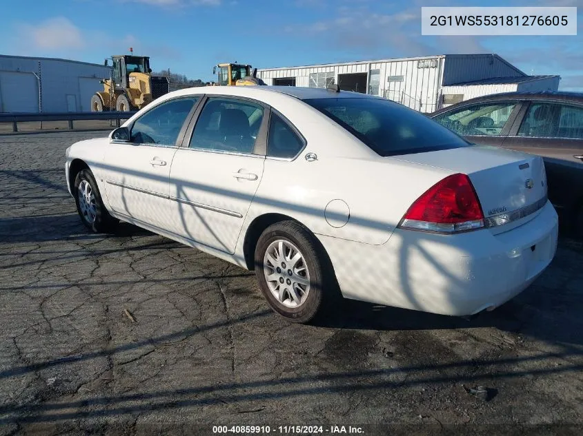 2008 Chevrolet Impala Police VIN: 2G1WS553181276605 Lot: 40859910