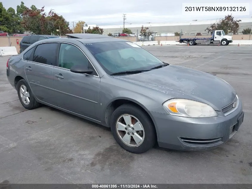 2008 Chevrolet Impala Lt VIN: 2G1WT58NX89132126 Lot: 40861395