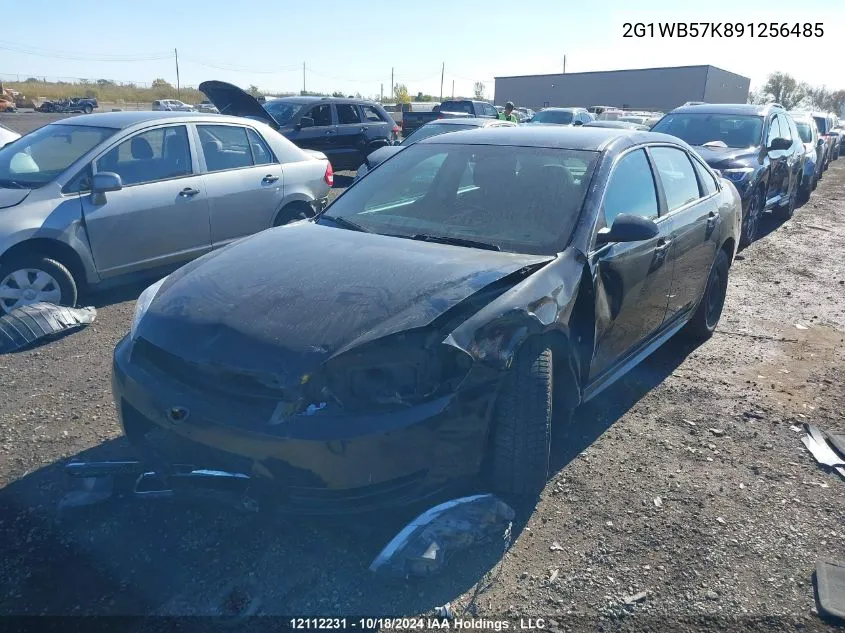 2G1WB57K891256485 2009 Chevrolet Impala Ls