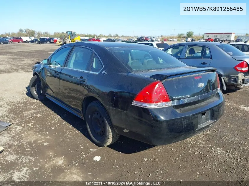 2G1WB57K891256485 2009 Chevrolet Impala Ls