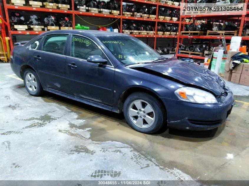 2009 Chevrolet Impala Ls VIN: 2G1WB57K591305464 Lot: 30048655