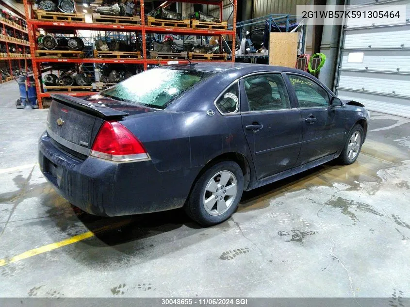 2009 Chevrolet Impala Ls VIN: 2G1WB57K591305464 Lot: 30048655