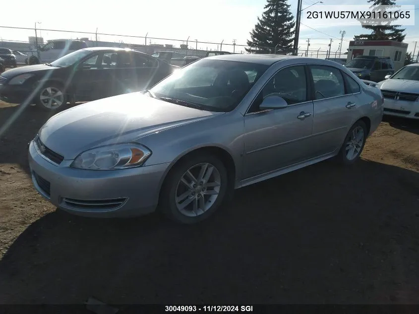 2009 Chevrolet Impala Ltz VIN: 2G1WU57MX91161065 Lot: 30049093